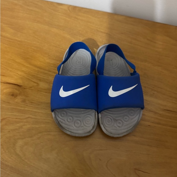 Nike Other - 4/$12 Nike Kids Blue and Gray Slide Sandals